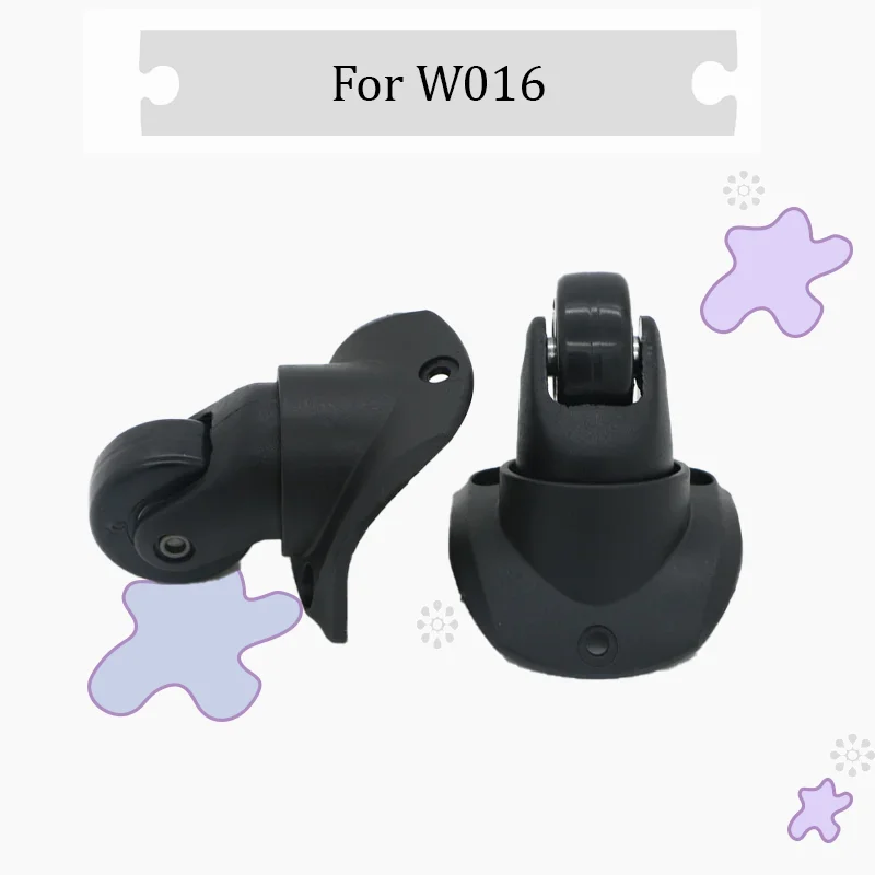 

For W016 Luggage Wheel Repair Kit - Silent Replacement Wheels Heavy-Duty 360° Swivel Castors Simple Installation
