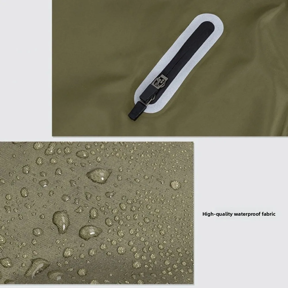 

Cool Adjustable Dog Raincoat Soft with Chest Leash Dog Stormcoat Reflective Strape Waterproof Dogs Clothes Outdoor