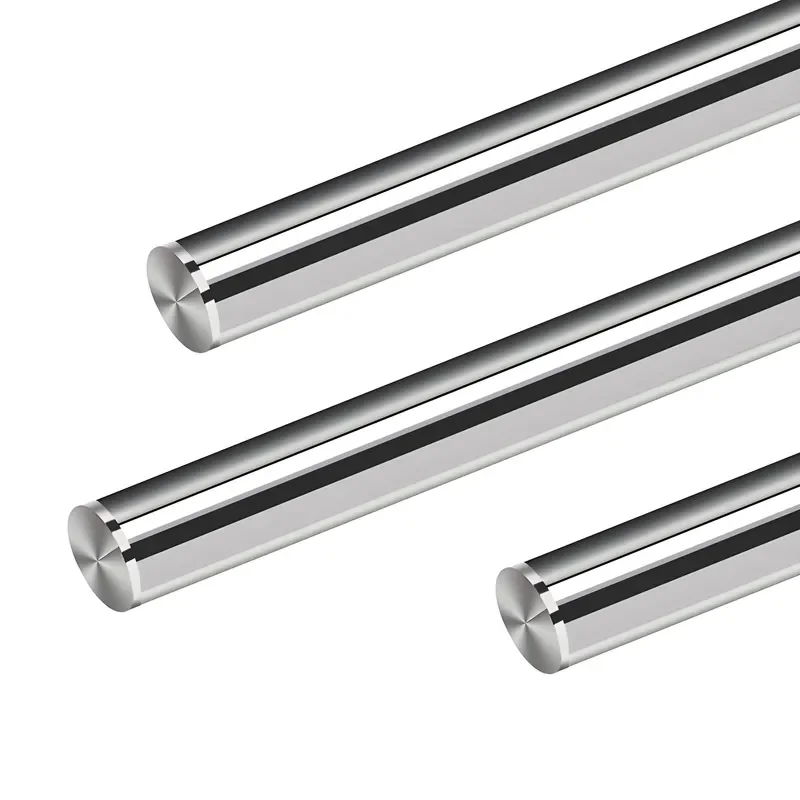 Precision Chrome Plated Solid Shaft Gear Motor Bearing High Quality Sewing Textile Machines Carbon Steel 8mm-35mm Diameter