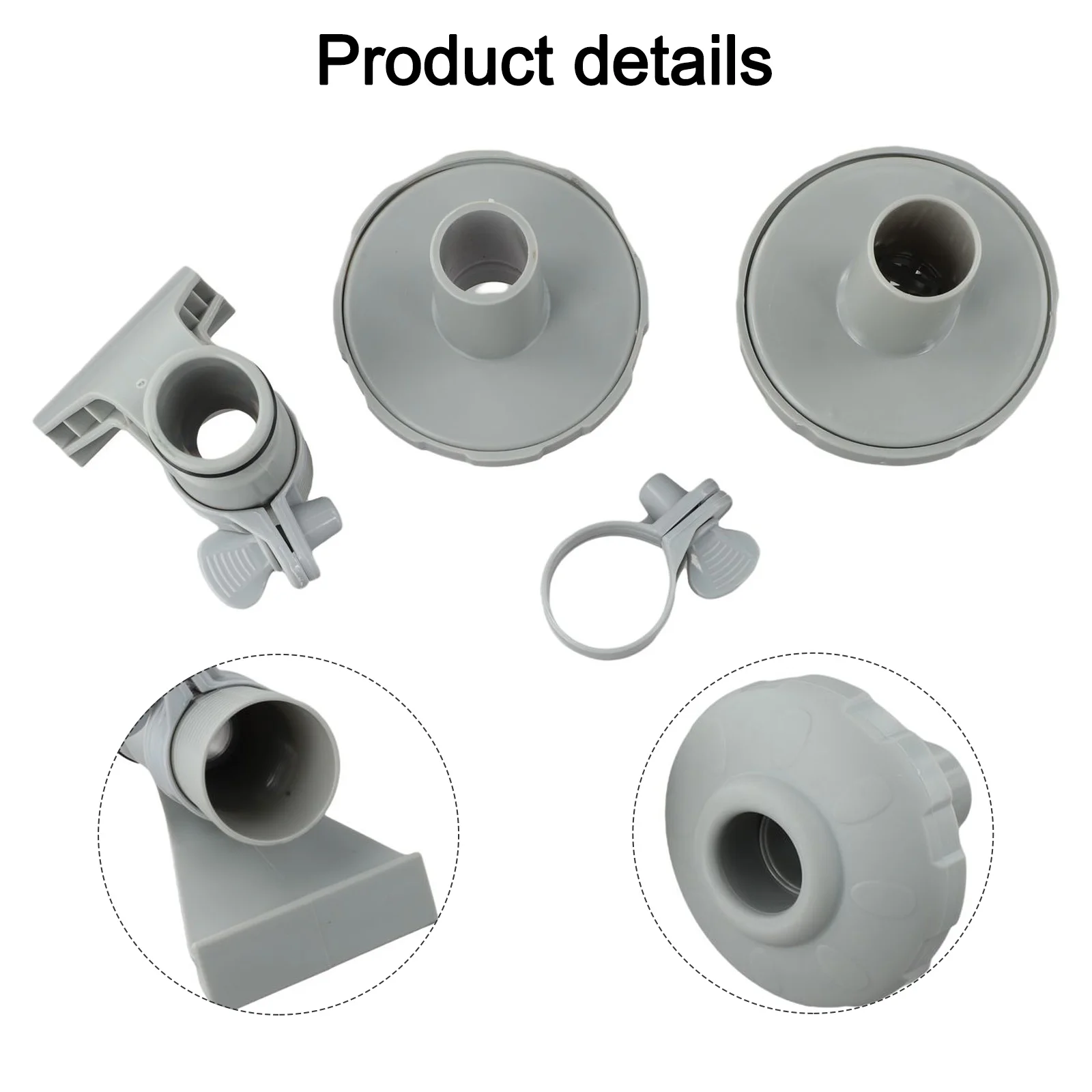 Above Ground Pool Accessory 1.25 Inch Hose Holder Complete Installation Kit Easy Installation Effective Debris Control view 6