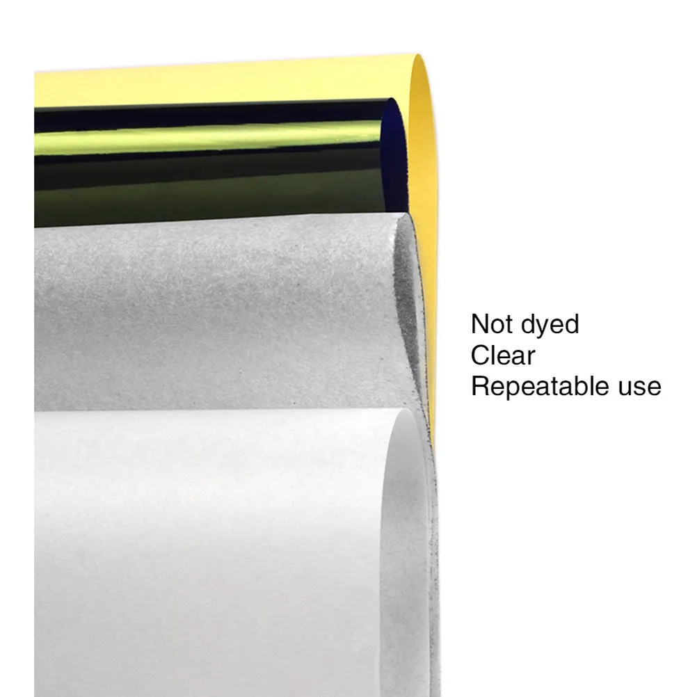 

20Pcs A4 Tattoo Transfer Paper Smooth Surface Carbon Copy Sheet for Professional Temporary Tattoo Stencils Body Art Design