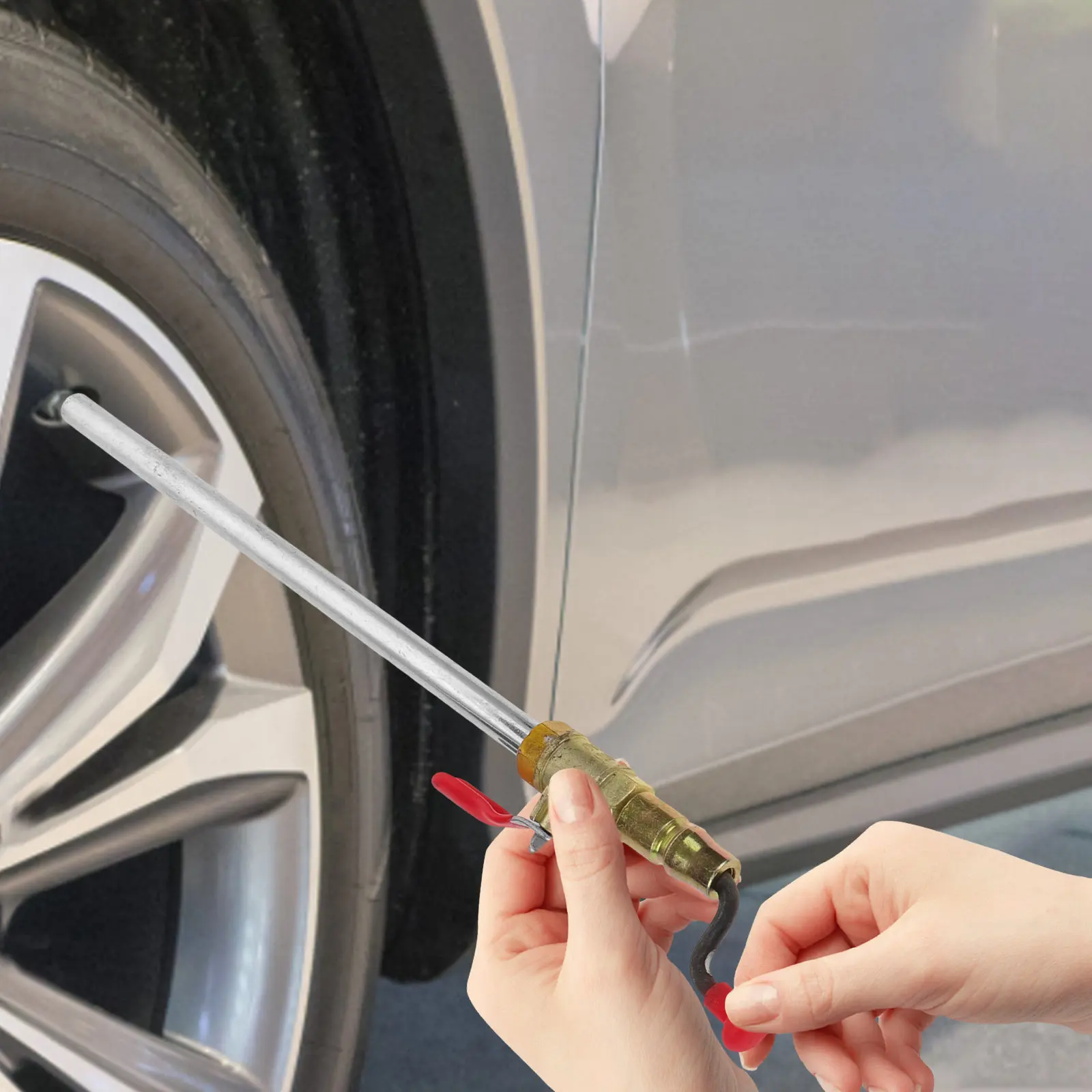 

Насадка для компрессора для накачки шин с прямым патроном для автомобилей и грузовиков: эффективное накачивание, прочная конструкция, портативность, удобное хранение