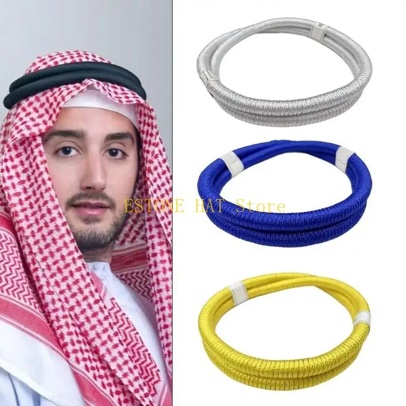 

49MF арабский обруч для волос Shemagh, этнический шарф в пустыне, повязка на голову, традиционный шарф, повязка на голову