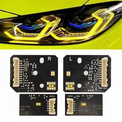 DRL LED Board Module Set para BMW M3 G80 G81 M4 G82 G83 Série 4 G22 G23 G26 2021 e Daylight, farol laser amarelo, atacado