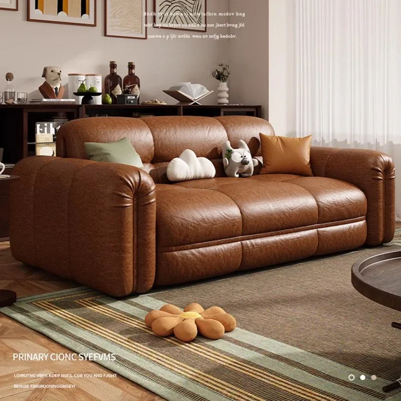 

Роскошные диваны с откидной спинкой для гостиной, ленивое кожаное кресло, складной диван-кровать, многофункциональная современная мебель для дома El Sofá LLLS