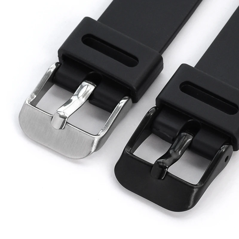 حزام الراتنج ل كاسيو LA-20WH 10 مللي متر المرأة الرياضية مقاوم للماء الأسود استبدال ساعة اكسسوارات 2026