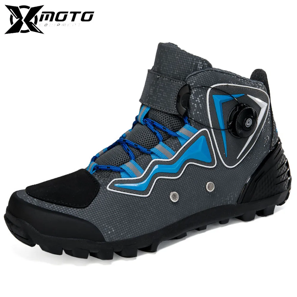 

Riding Motorcycle Seasons Breathable Commuter Protective Boots Sweepstakes Off-Road Racing Motorcycle Protective Riding Boots