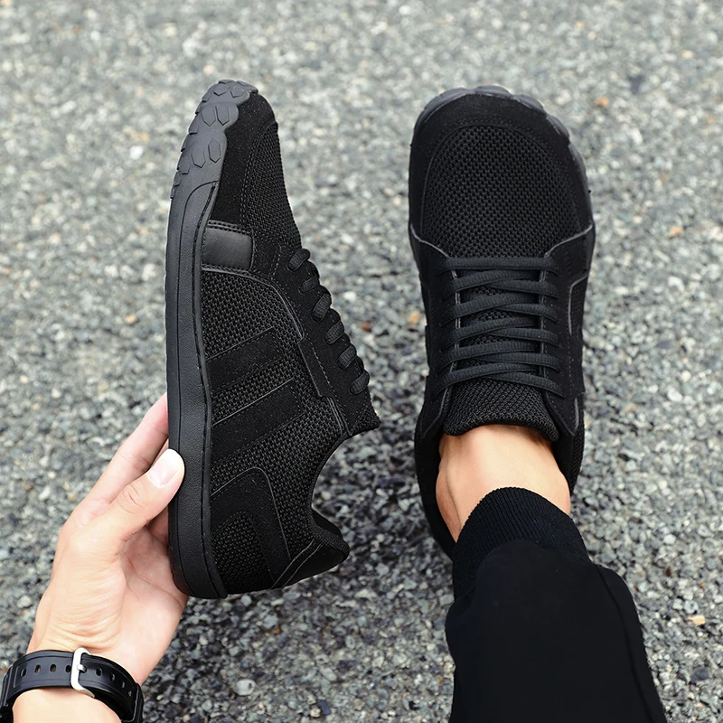 

Wide Toe Box Walking Shoes Breathable Comfortable Casual Sneakers Lightweight Non Slip Running Shoes Soft Sole Mesh Loafers