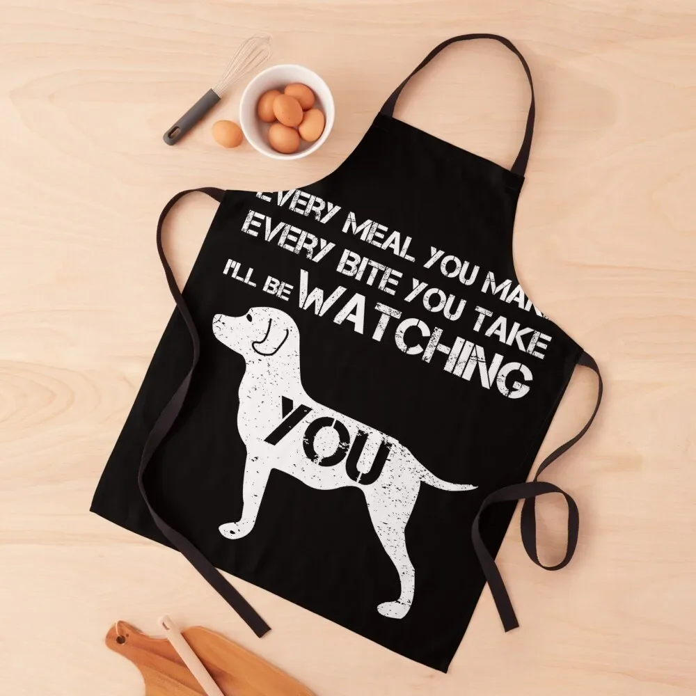 every meal you make every bite you take i'll be watching you Apron Utensils For Kitchen Salon Apron