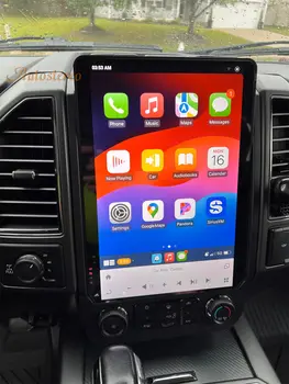 適用於福特F150 F250 F350(2015-2021)的14.4吋安卓128G車載GPS導航多媒體播放器收音機磁帶播放主機高清版 6 最佳銷售 福特F150螢幕 - №2