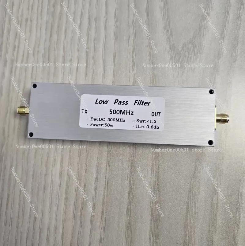 

LPF-500M-50W SMA Low Pass Filter 500MHz 50W RF Signal Filter Female Connector EMI Noise Reduction