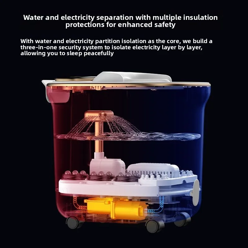 Foot Soaking Bucket Automatic Heating Household Electric Massage Constant Temperature Foot Washing High Depth Foot Bath