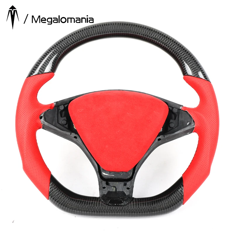 

Real Carbon Fiber Steering Wheel Suitable for Tesla Model Y 3 X S