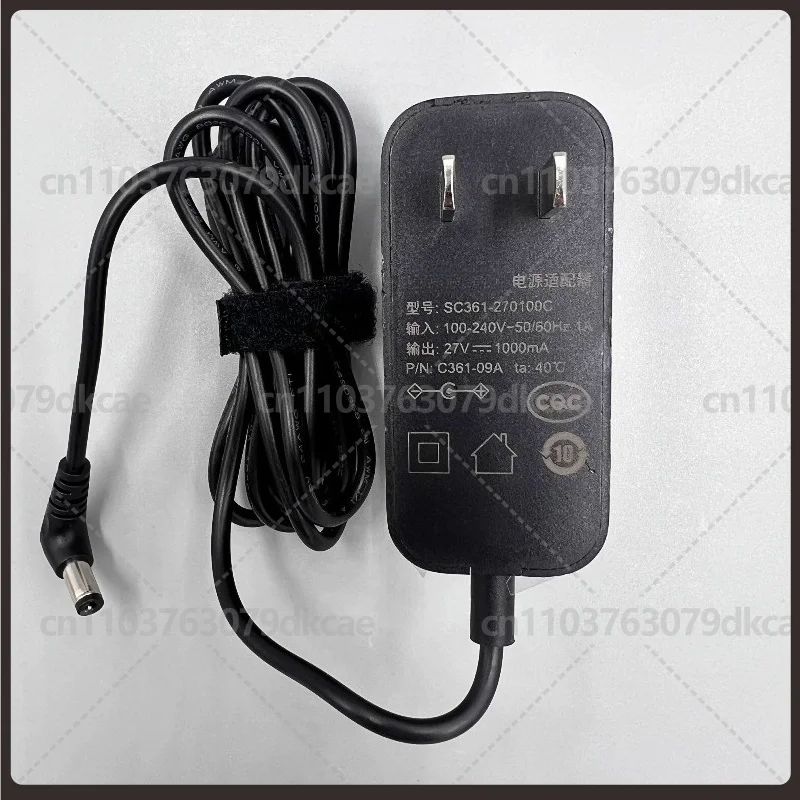 Used for Deerma 27V 1A Power Adapter, For P20 P30 P50 Wet Dry Vacuum Cleaner Charger