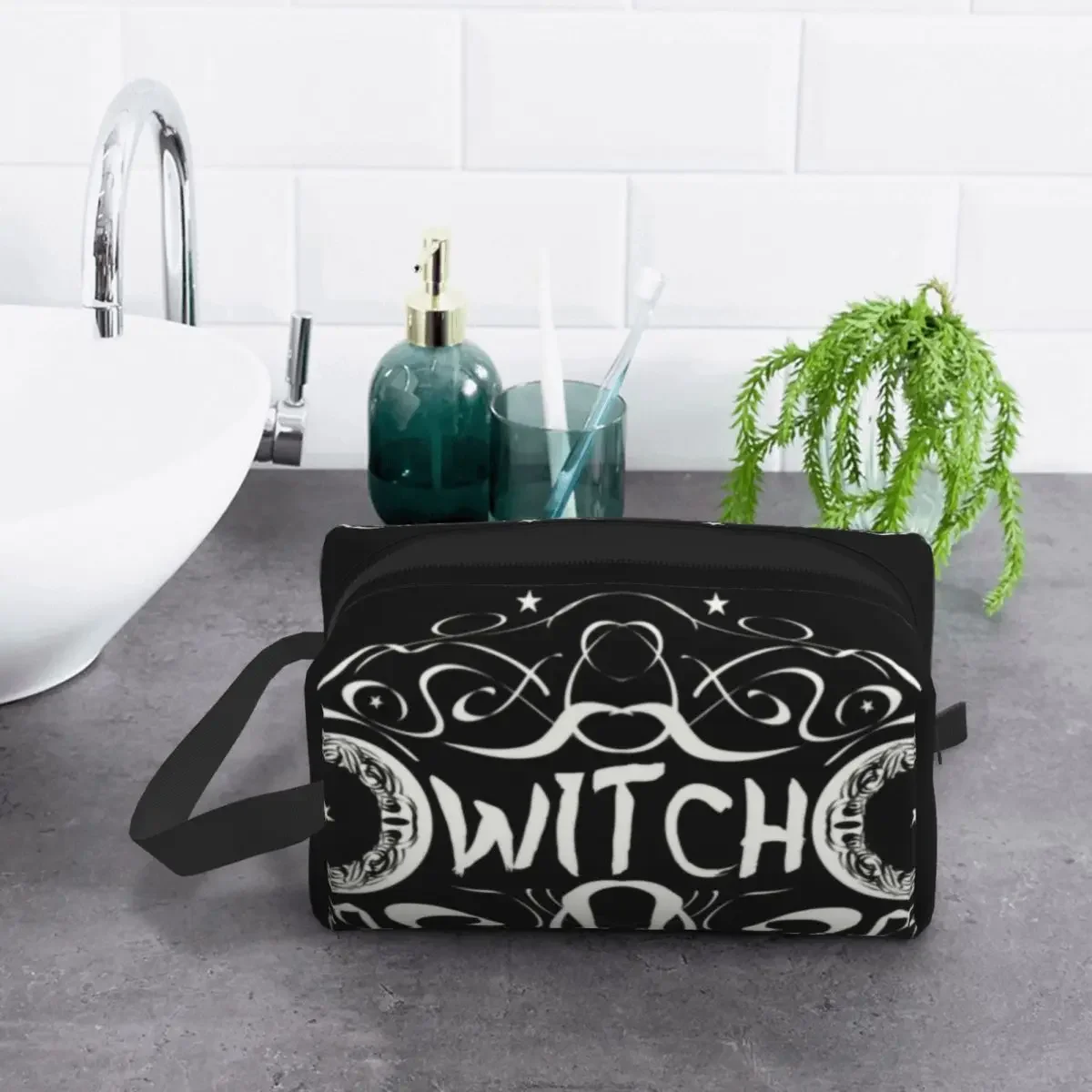 Travel Witch Tripple Moon Toiletry Bag Fashion Cosmetic Makeup Organizer Women Beauty Storage Dopp Kit Case