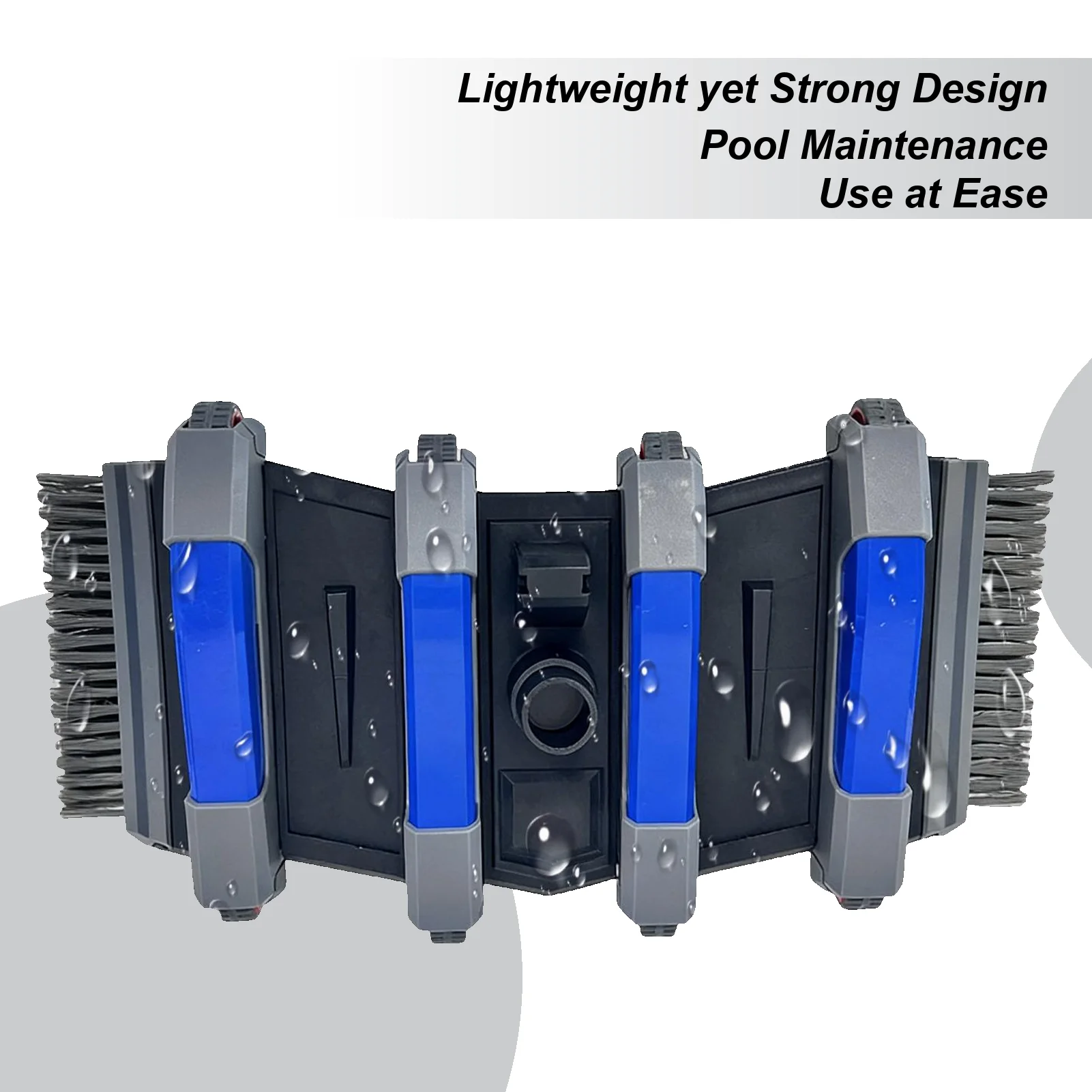 

Manual Pool Vac Head 14-inches Heavy-Duty In-Ground Parts With Wheels Pool Vacuum Head For Inground For Swimming Cleaning Patio