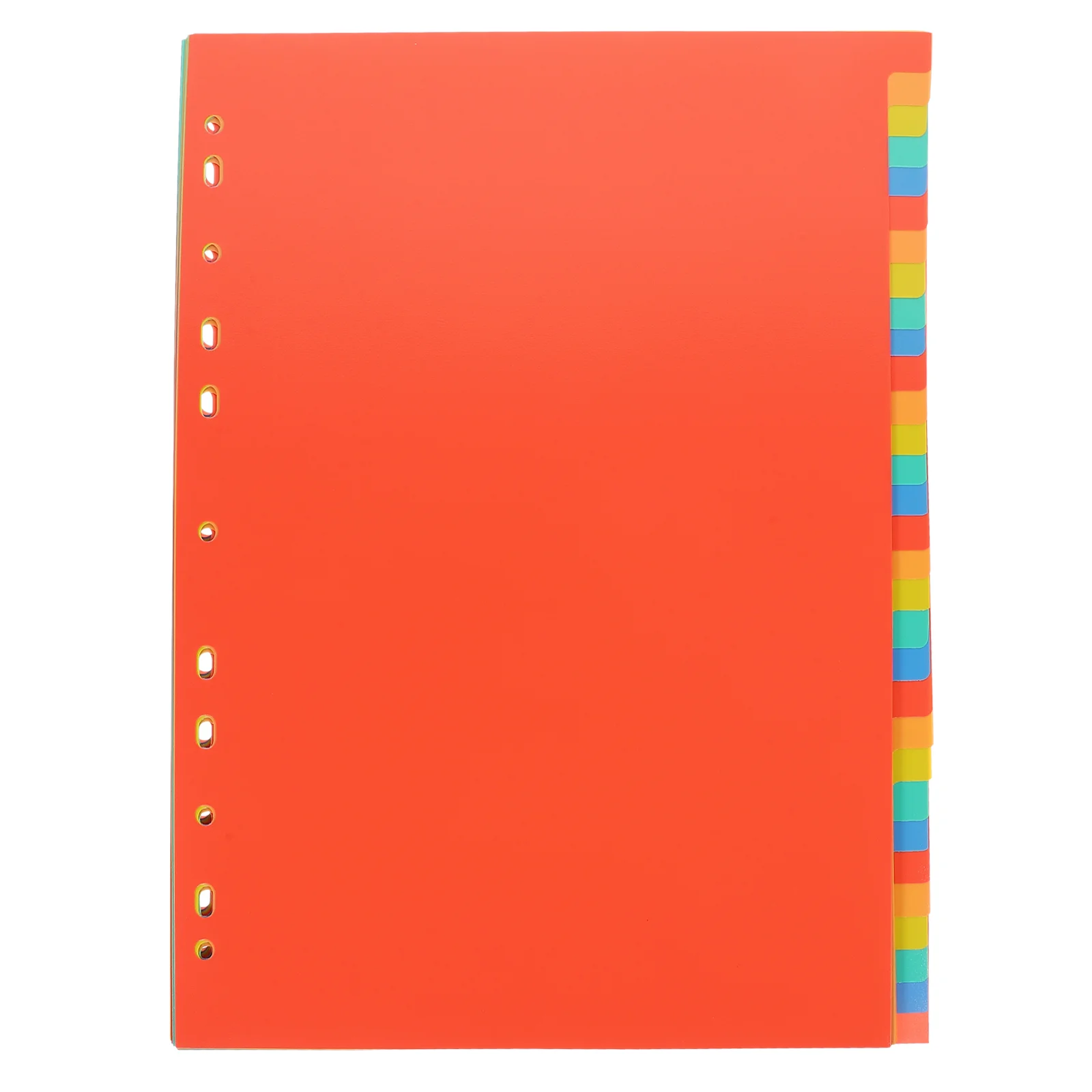 31 Sheets Binder Dividers with Tabs Notebooks A4 Colored Folders Paper for Office Supply Label