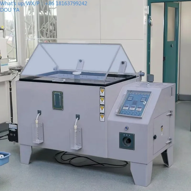 غرفة رش الملح القابلة للبرمجة طلاء الطلاء الكهربائي ASTM B117 ISO 9227 NSS/CASS اختبار 1 سنة IP65 الحماية #4
