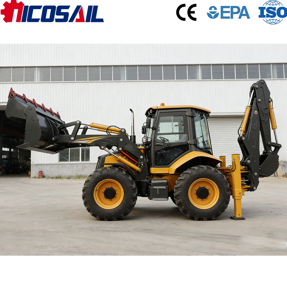 

Backhoe Excavator Loader CE Certified Euro 5 Multifunctional Heavy Duty for Farm Construction Work