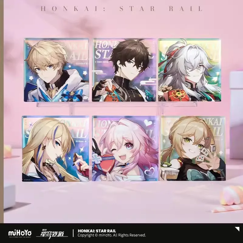 Pre Sale miHoYo Official Honkai Star Rail Cosmic Candy House Series Acrylic Ornaments DanHeng YinZhi March 7th JingYuan Cosplay