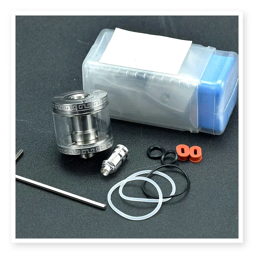 Wolfcoolvape 510 Style Siphon Tank Adapter for 18mm 22mm 24mm BF RDA RTA - 4ml 316 Stainless Steel Atomizer Mod