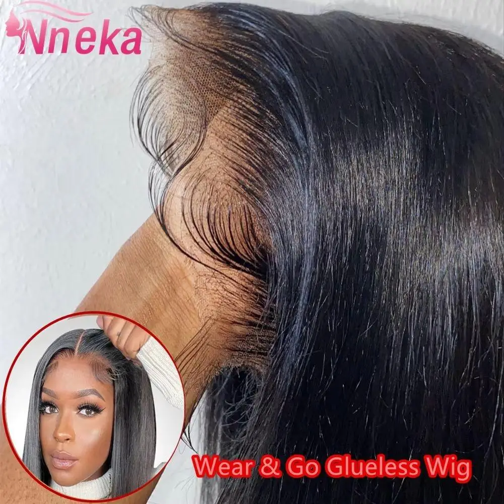 Perruques en dentelle HD 13x4 13x6, perruque en dentelle complète 360, perruques en cheveux humains lisses, perruques en cheveux humains sans colle 5x5 4x4 pour femmes