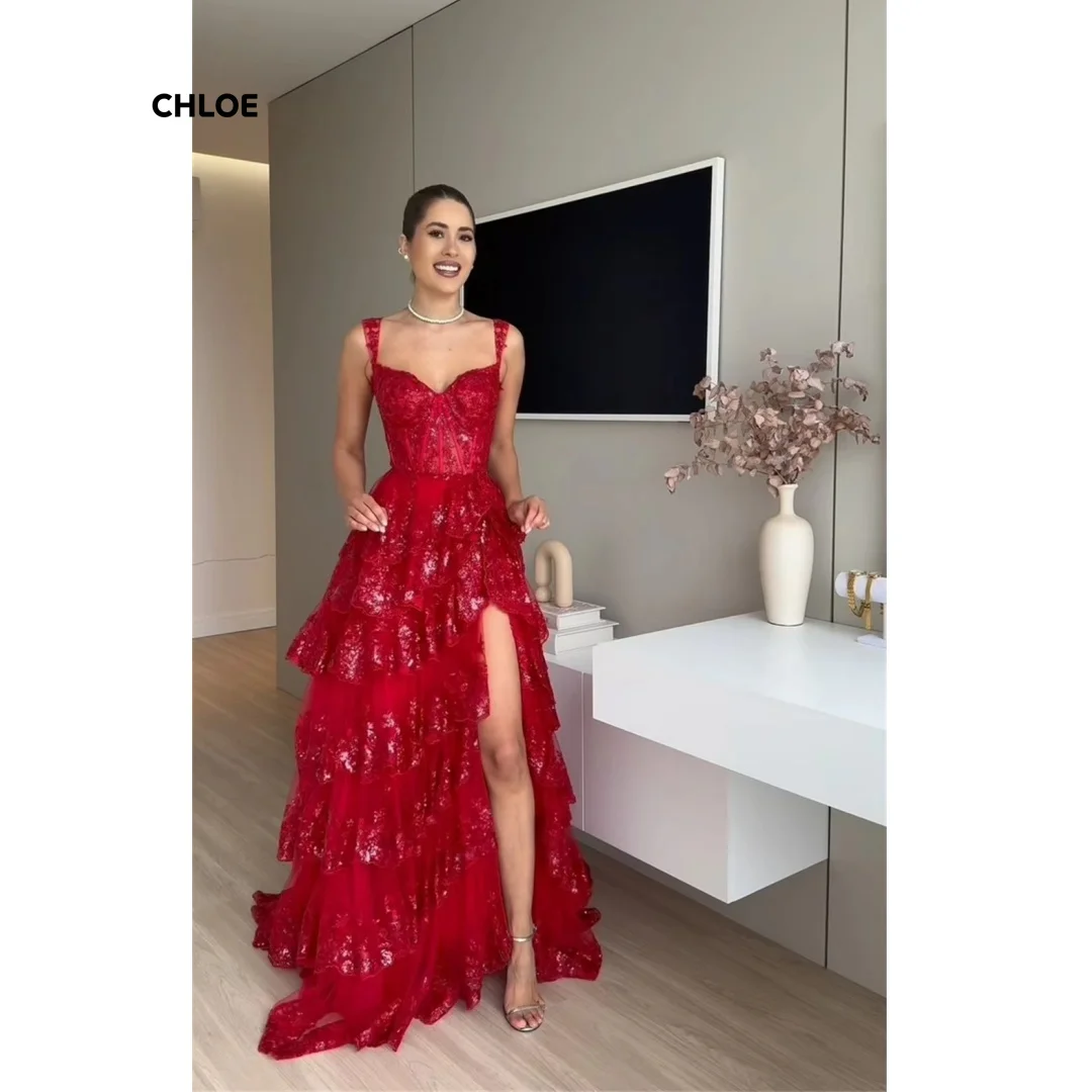 

Custom Made Evening Dresses Wedding Line A Luxury Prom Dresses 2025 Woman Luxury Off-shoulder Elegant Gowns Sleeveless Party