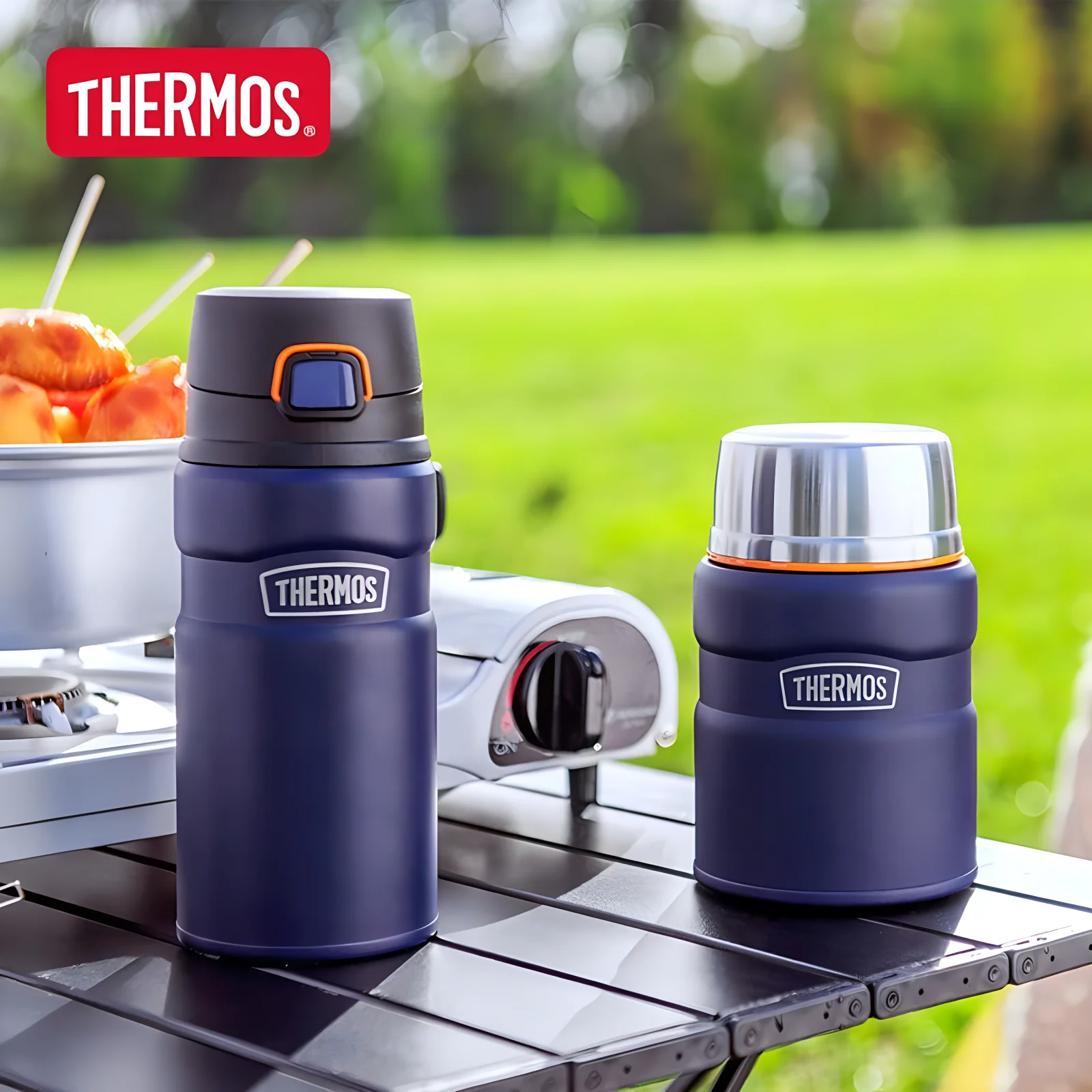 Thermos-Braised Beaker TSK2 Series Handle Cup, Stainless Steel, Easy to Carry, Outdoor Office Warm Cup, Travel Vacuum Bottle, Ne