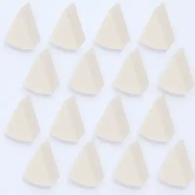 NOLITOY 2 Sets Triangular Sponge Puff White Makeup Beauty Tool