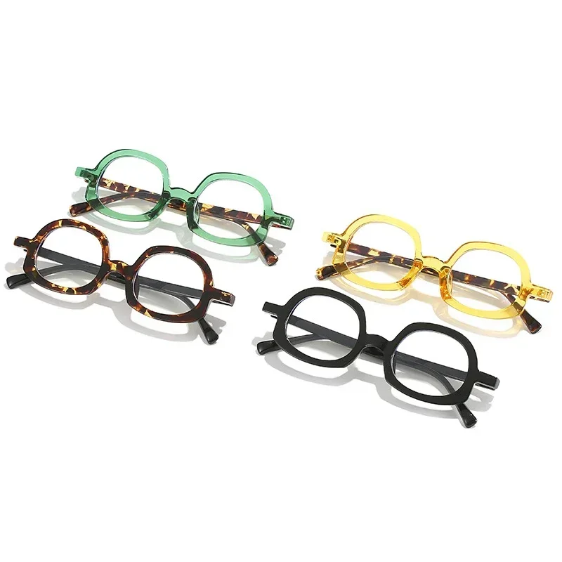 New Fashion Multi Color Eyeglass Frame Square Personalized Optical Glasses Frame Women Men Retro Vintage Round Punk Glasses