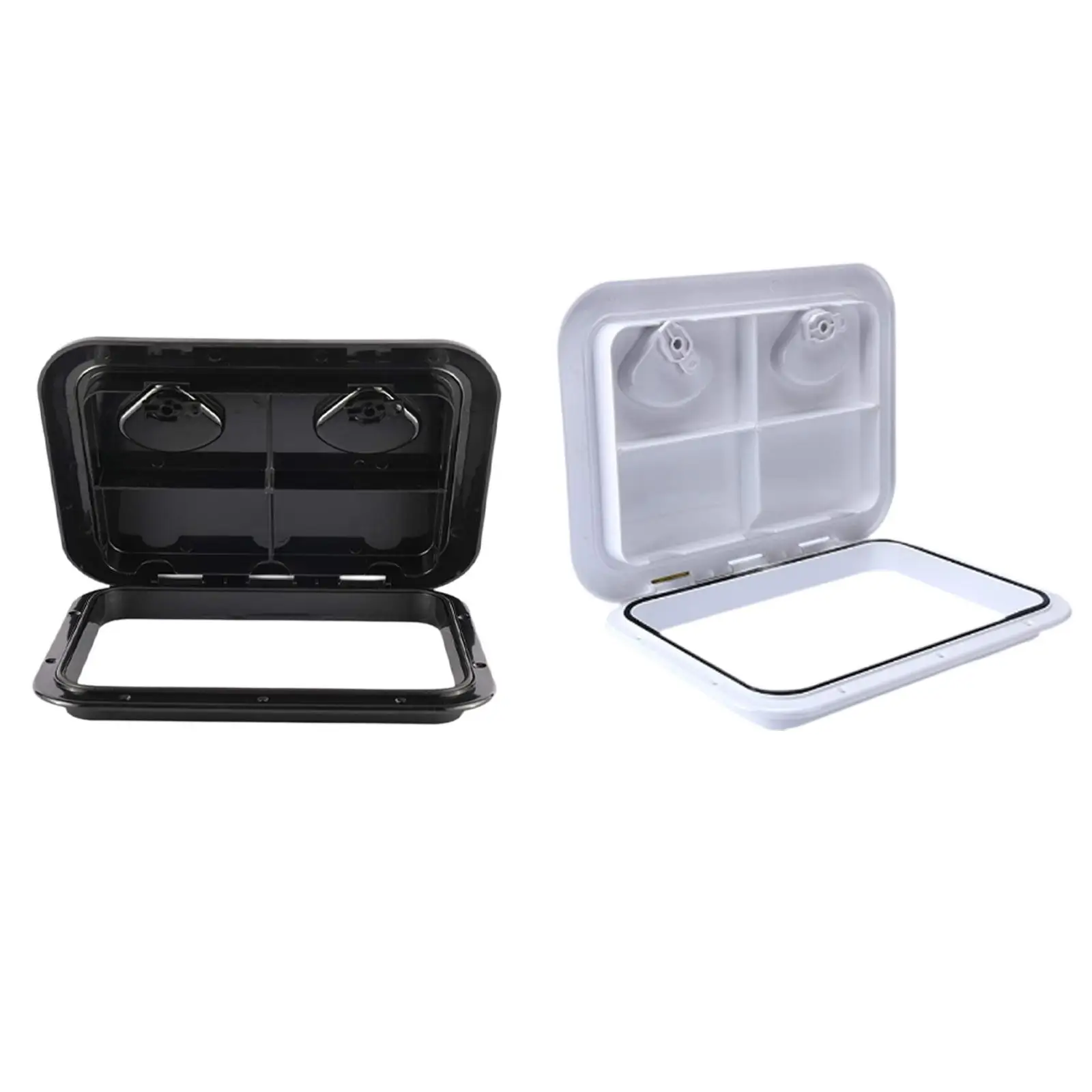 

Rectangular Marine Deck Access Hatch Cover Engineering Plastic Non Slip Lid Weatherproof Replacement for Vessel