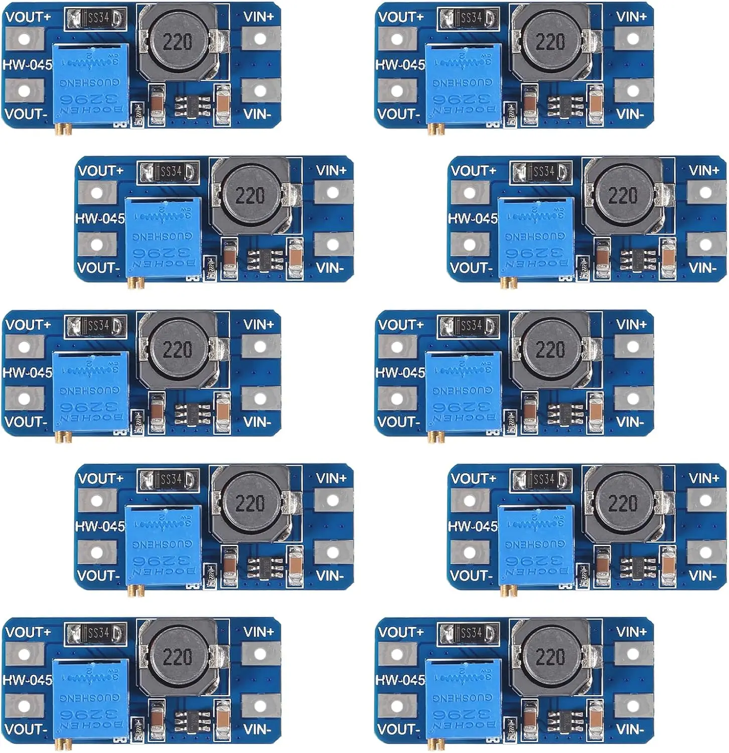 Variant: 10pcs MT3608