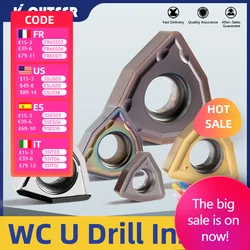U Drill Carbide Turning Inserts CNC Cutting Tool WCMX03 WCMX04 WCMX05 WCMX06T WCMX08 FN ACZ330 WCMT Series Milling Cutter