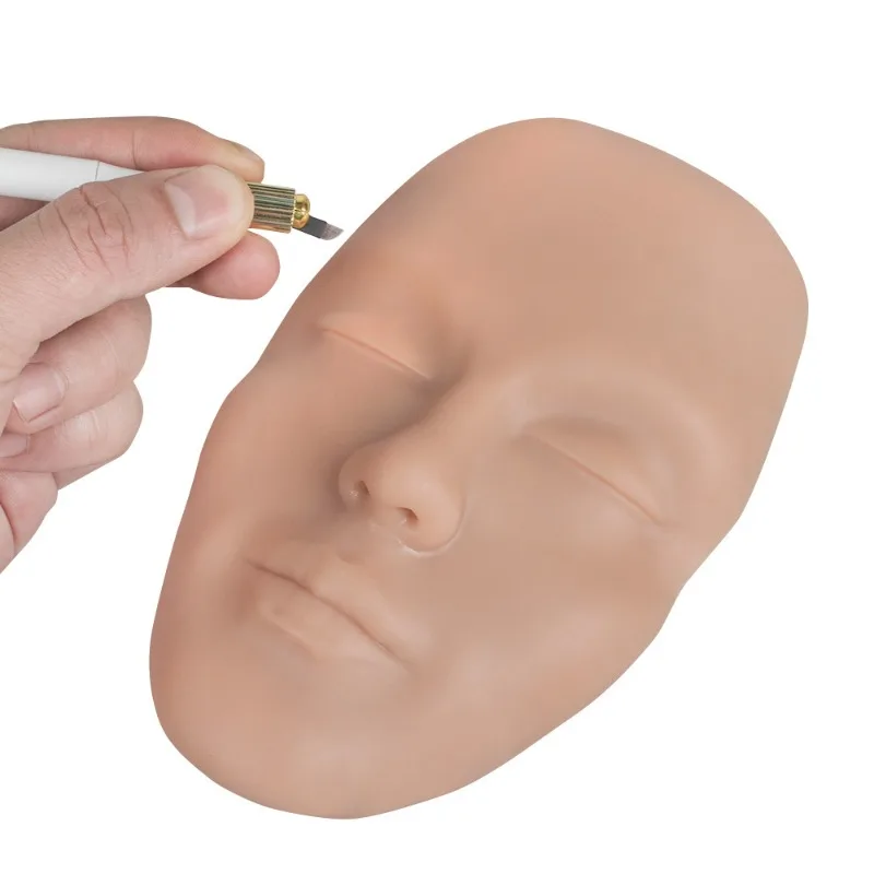 

Synthetic Skin Tattoo Professional Practice Tattoos Fake Skins Face Silicone Tattoos Molds Men's Permanent Makeup Supplies