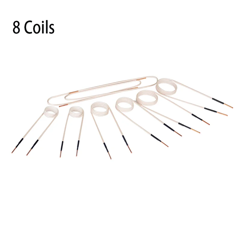 8/10 Pcs Induction Heater Coils Set Multi Size Replacement Heating Coils for Handheld Rusty Nut Remover with Paper Box Packaging image 3
