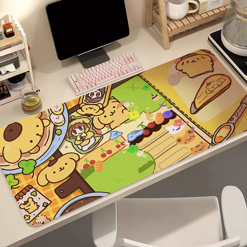 

Mouse Pad Pompompurin Gamer Desk Mat Computer Sexy Anime Cartoon style Mousepad Keyboard Pad Laptop Gaming Accessories Mausepad