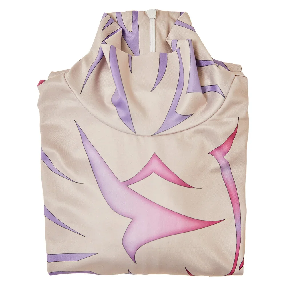 شيطان هنتر من KPop رومي جينو تأثيري الوشم القمم زي للجنسين تمويه الشيطان الوشم معطف ملابس قفازات هالوين البدلة