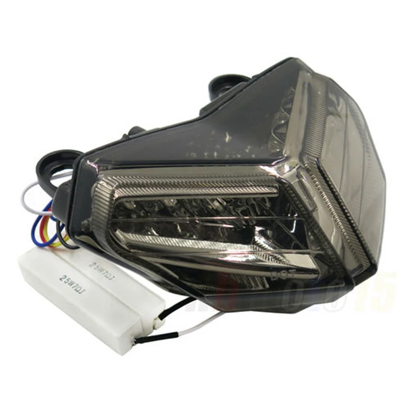 دراجة نارية LED الفرامل بدوره إشارات المتكاملة الخلفية الذيل ضوء الوامض ل Ducati 1098 1098S 1098R 848 Evo Corse Se 1198R 1198S #2