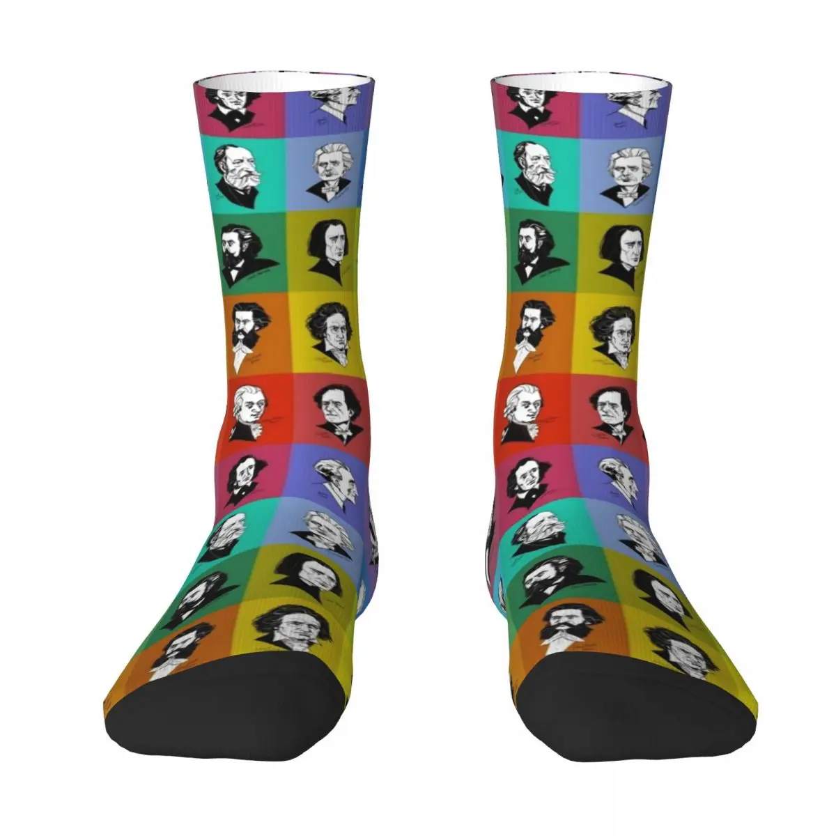 

Great composers (multicoloured version) Socks Men's christmas gift sport Men's Socks Luxury Women's