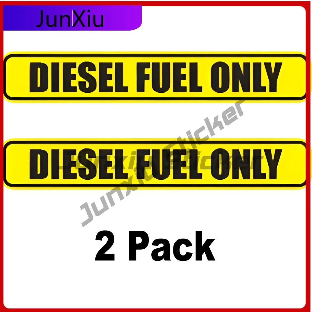 

2 Pack Diesel Fuel Only Sticker Vinyl Waterproof Decal Accessories Car Laptop Wall Window Bumper Camping Sticker For Car Sticker