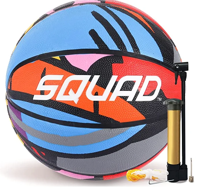No.7 Basketball Graffiti Colorful Adult PU Leather Wear resistant Indoor and Outdoor Basketball Competition