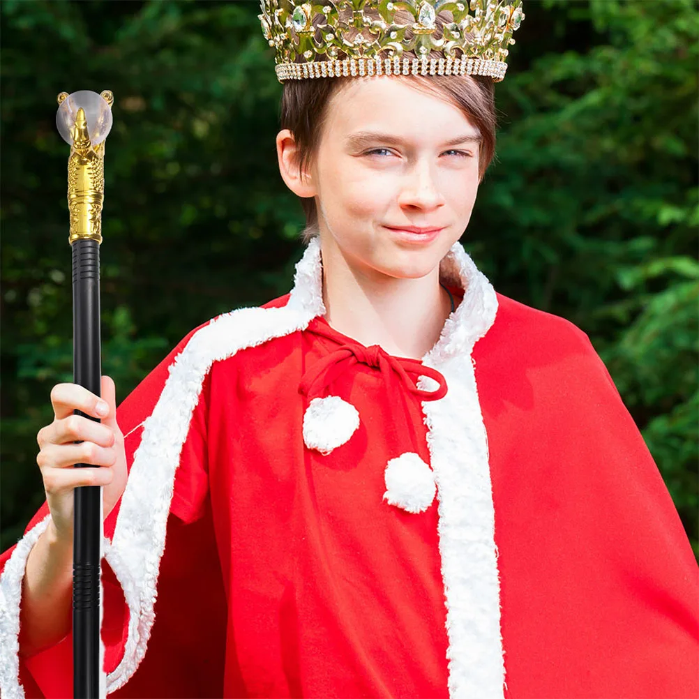 

5Pcs Halloween Cane Prop Decorative Walking Stick Cosplay Party Accessory Halloween Cane Party Cosplay Crutch