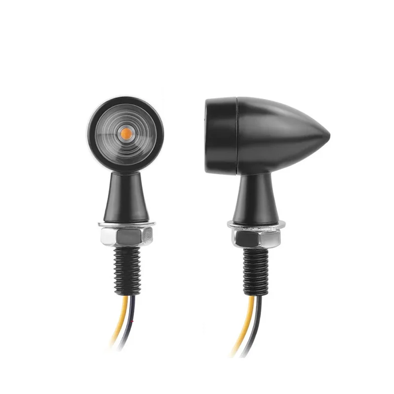

Suitable for motorcycle LED turn signal metal retro small turn signal