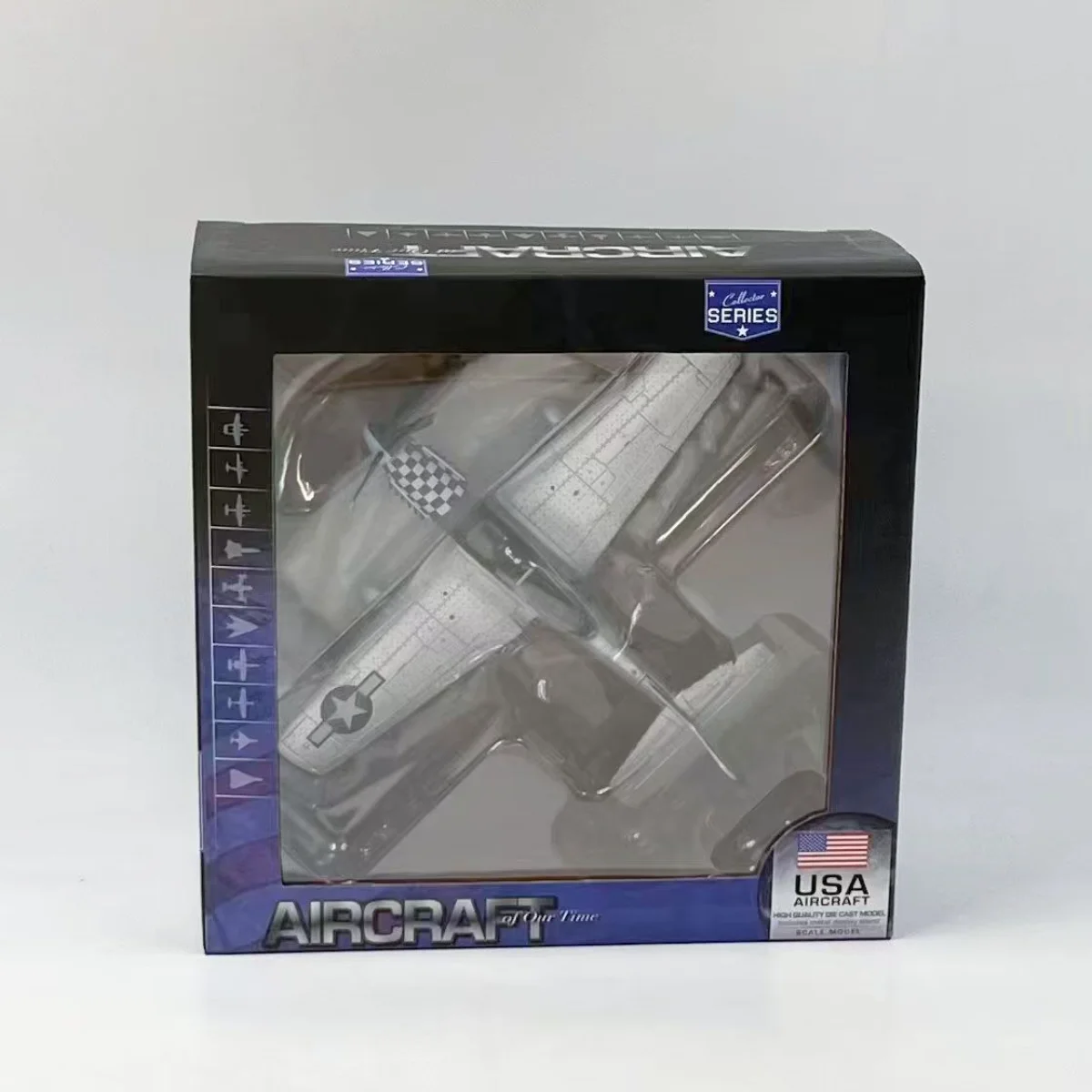 Pressofuso in scala 1:72 della Seconda Guerra Mondiale Forze alleate US Army Aviation P-51D Mustang Fighter Modello di aereo in lega Giocattolo da collezione Regalo