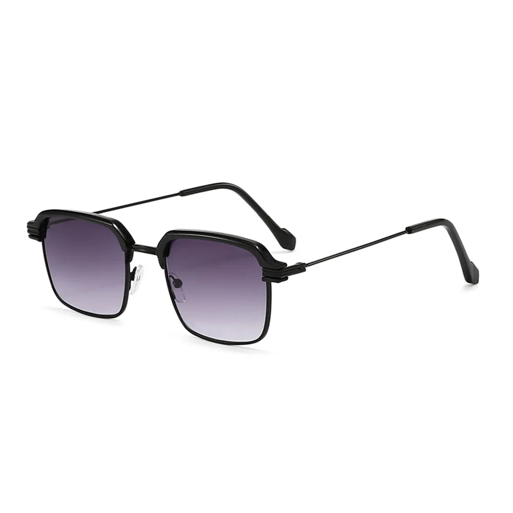 

Summer Spring Hinges Sunglasses Metal Frame Casual Square Frame Sun Glasses Retro UV400 Protection Cycling Eyewear Photography