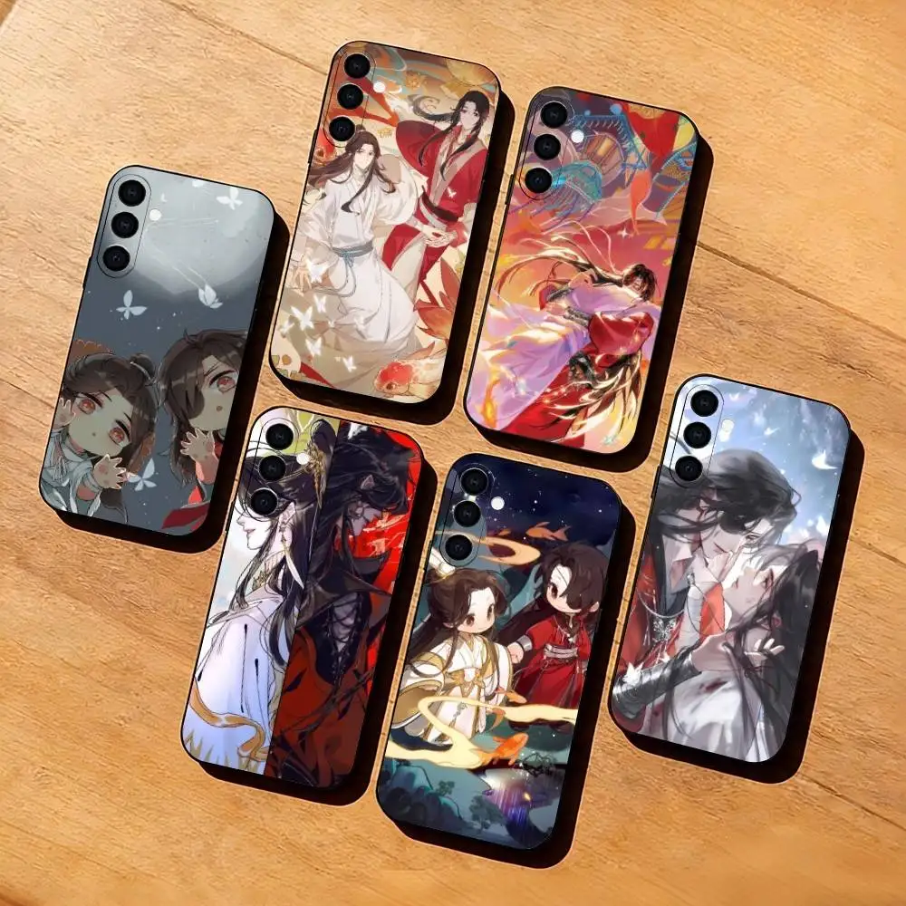 

H-Heavens O-Officials B-Blessings Phone Case For Samsung Galaxy A73,A72,A71,A70,A53,A52,A51,Soft Silicone Black Cover