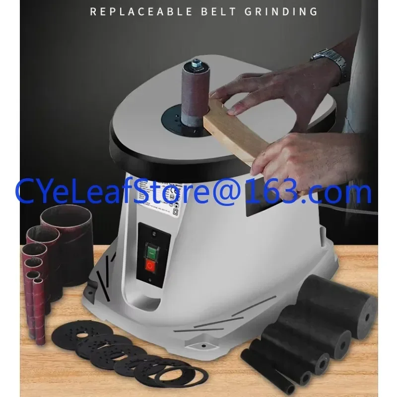 Vertical Drum Oscillating Belt and Spindle Sander Wood Sanding 220-240V 450W 50Hz