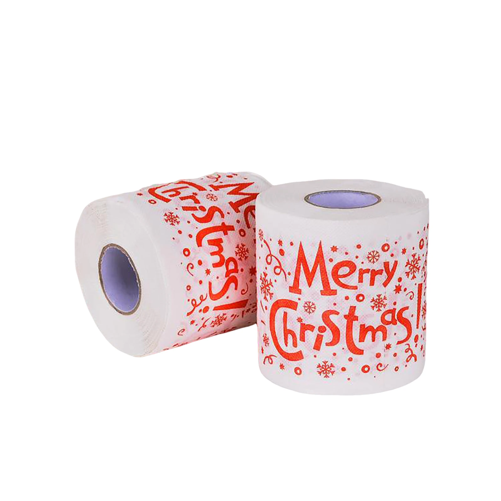 Christmas Pattern Series Roll Paper Festive Atmosphere Brightly Color Decor Suitable for Hotel Dining Table