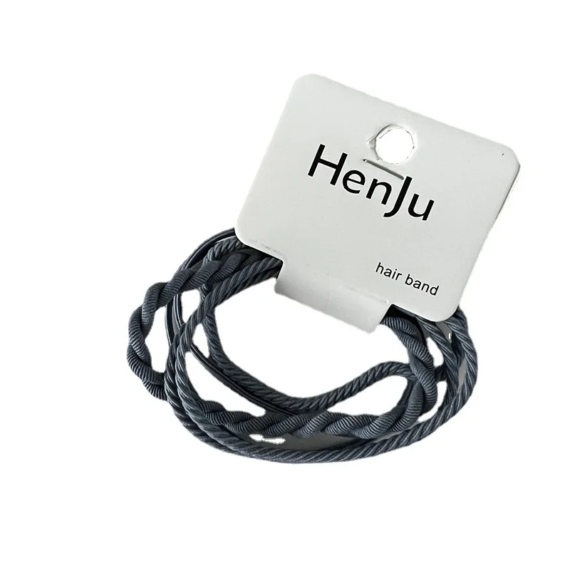 One card basic high elastic hair rope simple color hair ring practical rubber band all-match hair accessories head rope