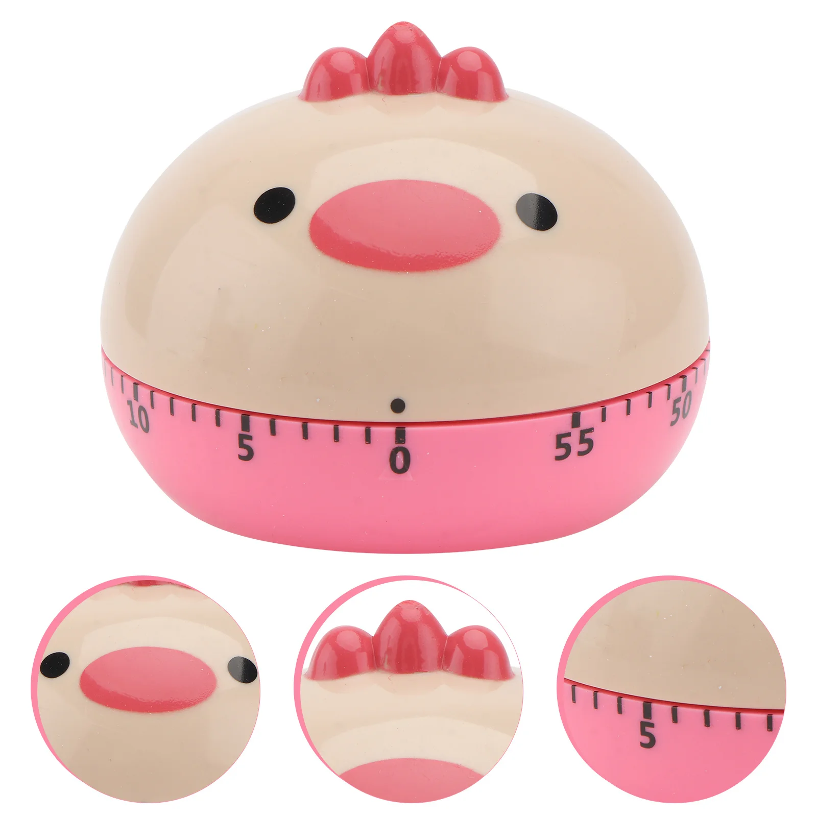 

Mechanical Kitchen Cartoon Animal Shaped Time Reminder Household Cooking Baking Timer Wind-Up Timer For Home Restaurant Hotel